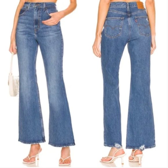Levi's 70's High Rise Flare Jeans - Picture 1 of 10